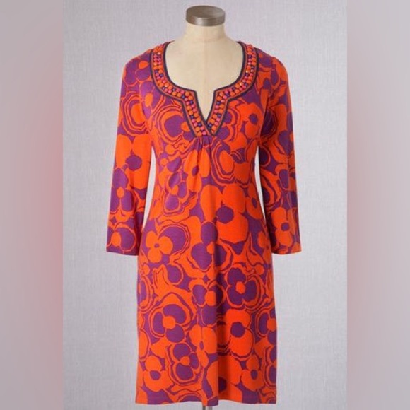 Boden Beaded Jersey Kaftan Dress (D2) - Picture 1 of 5